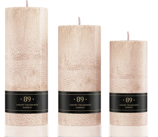 Vela Cera Palma Redonda AROMATIC•89• | Diseño Clásico Fragancia Premium