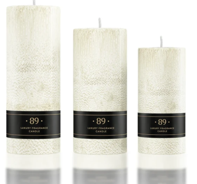 Vela Cera Palma Redonda AROMATIC•89• | Diseño Clásico Fragancia Premium