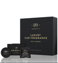 Juego de clip de coche AROMATIC•89• | 1 clip + 12 fragancias premium