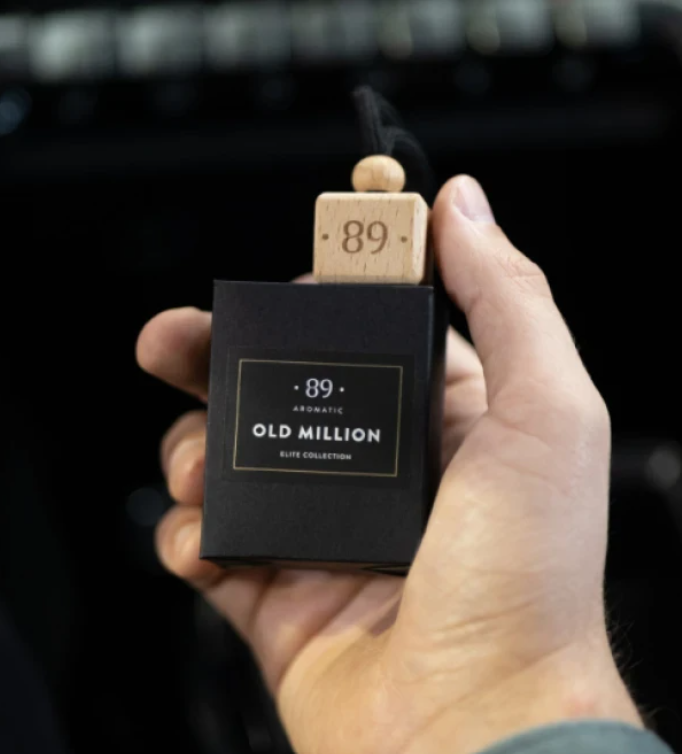 Ambientador Colgante de Cristal para Coche AROMATIC•89• | Diseño Sofisticado Fragancia Premium