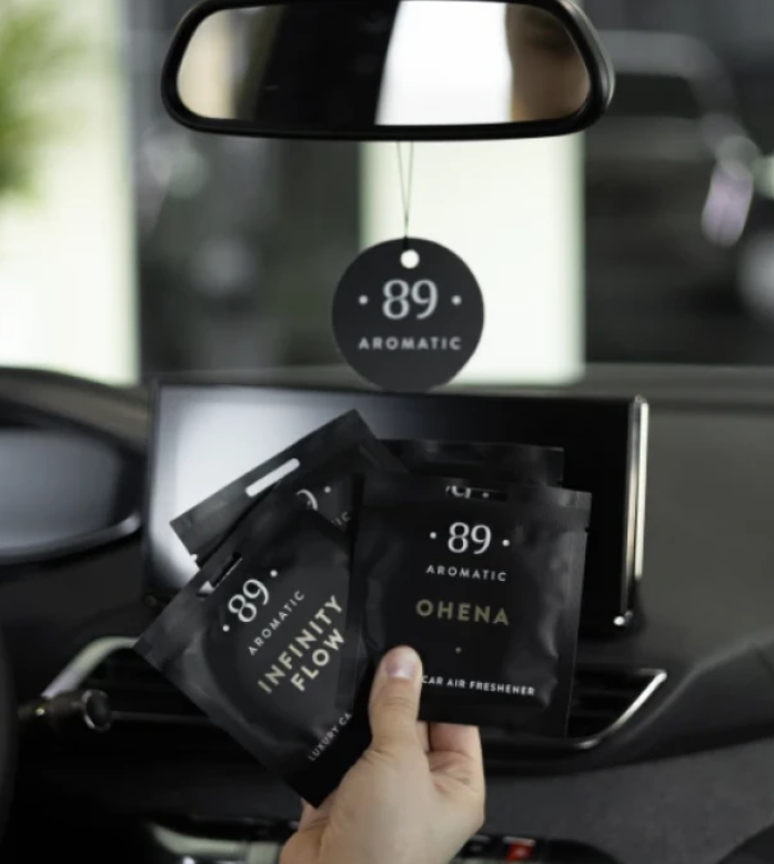 Ambientador Papel Coche AROMATIC•89• | Fragancia Premium Duradera Económico