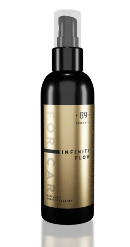 Spray Limpiador Salpicaderos Coche AROMATIC•89• | 3 en 1 Brillo Protección UV Fragancia