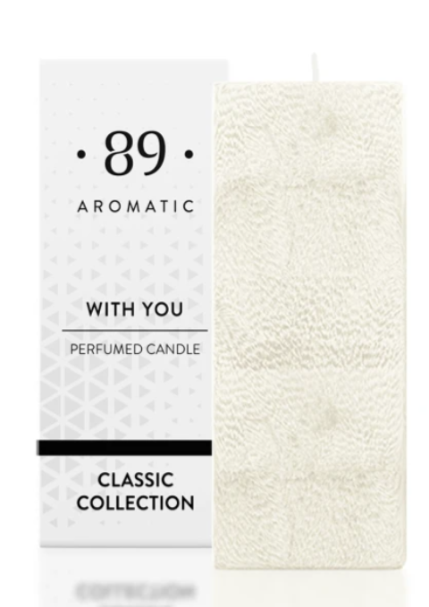 Vela Cera Palma Cuadrada AROMATIC•89• | The Classic Collection Fragancia Premium