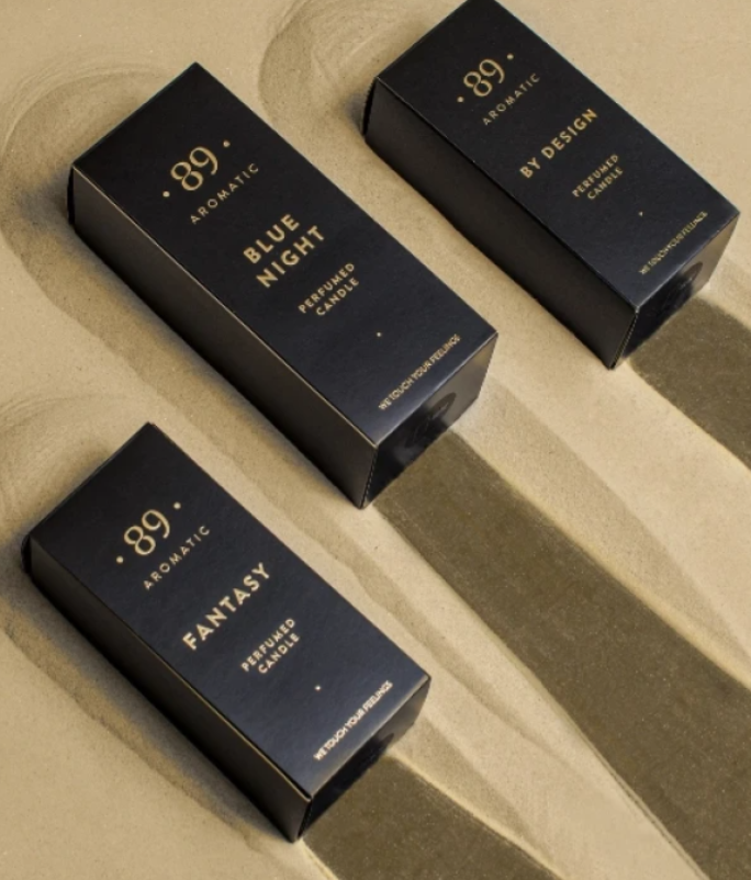 Vela Cera Palma Redonda AROMATIC•89• | Diseño Clásico Fragancia Premium