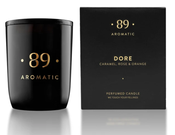 Vela Cera Soja AROMATIC•89• | Tarro Cristal Fragancia Premium 100% Natural