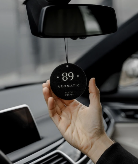 Kit de 6 ambientadores de papel para coche AROMATIC•89• | Fragancia premium duradera y económica