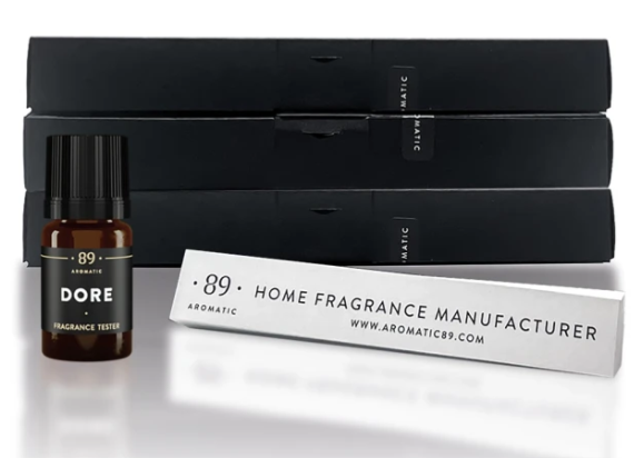 Conjunto de todos os testers de fragrâncias