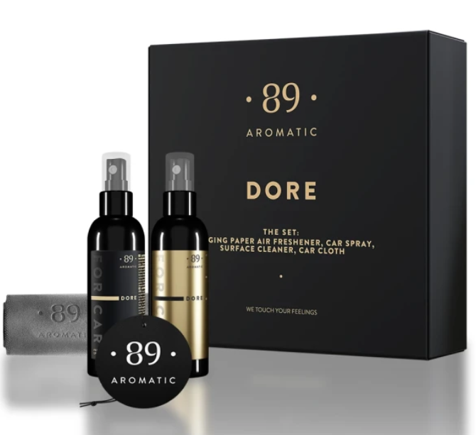 Set de Cuidados para Coche AROMATIC•89• | Kit Completo Limpieza Fragancia Premium
