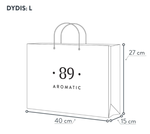 Saco de Papel Tom Dourado AROMATIC•89•
