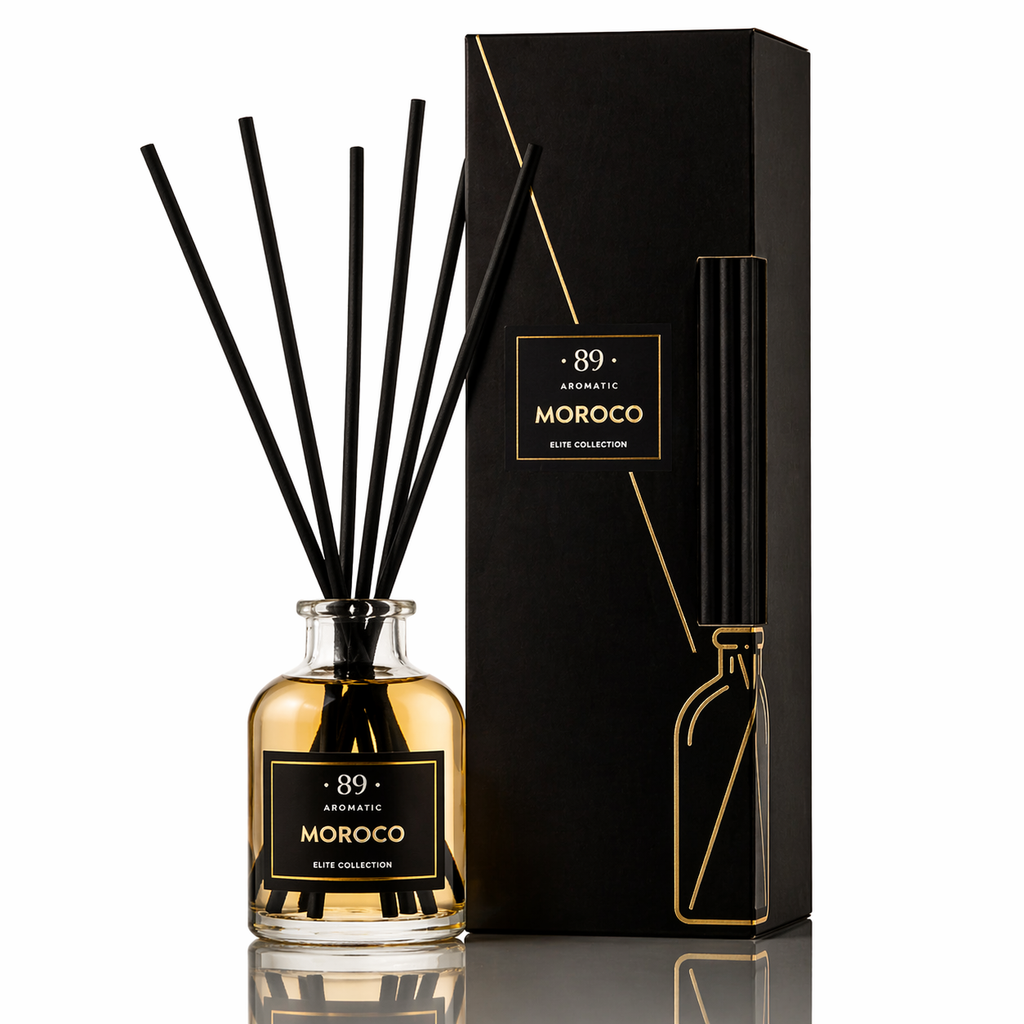 Difusor de Varillas Casa AROMATIC•89• | Fragancia Premium Continua Diseño Elegante