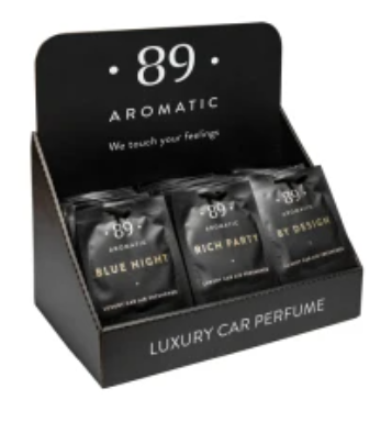 Suporte de produção - Expositor de Balcão Aromatic89